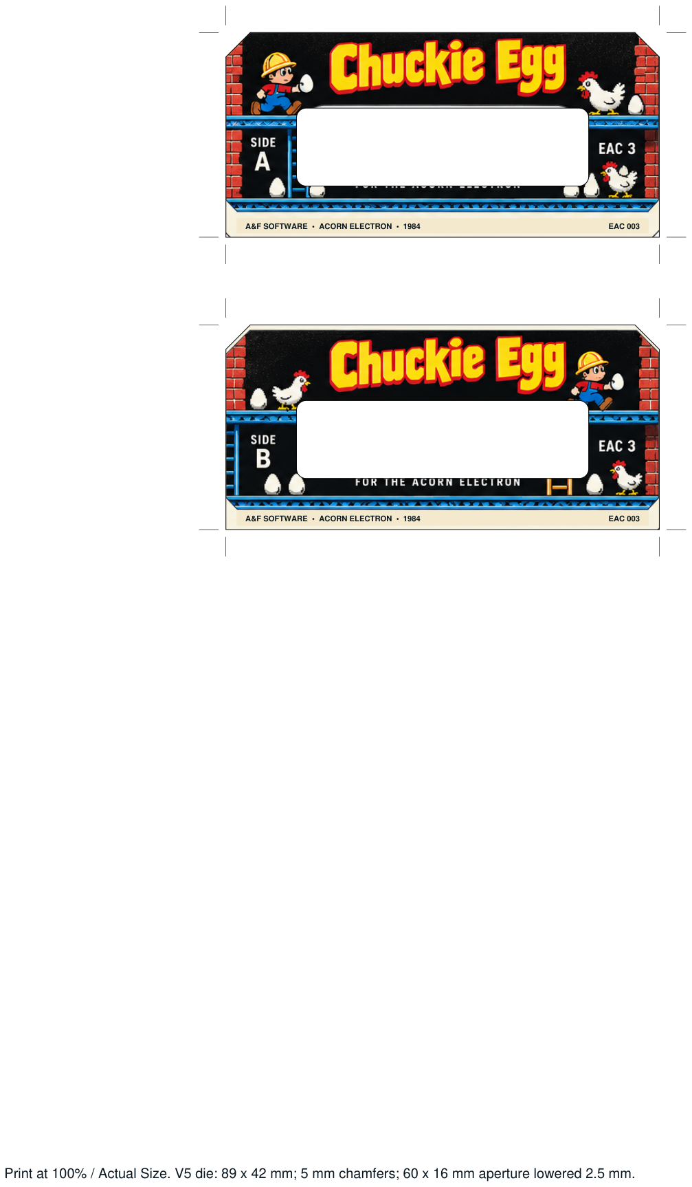Chuckie Egg label thumbnail