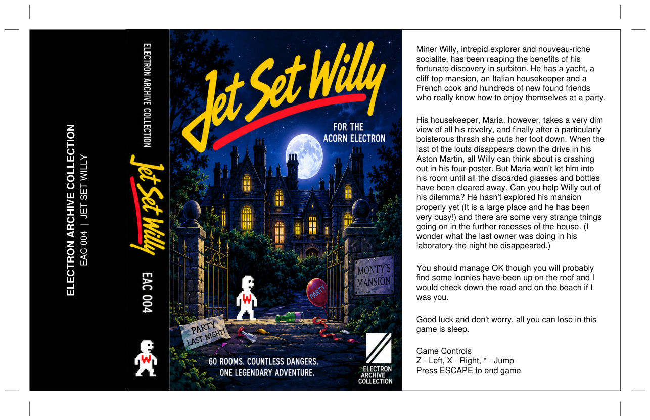 Jet Set Willy J-card thumbnail