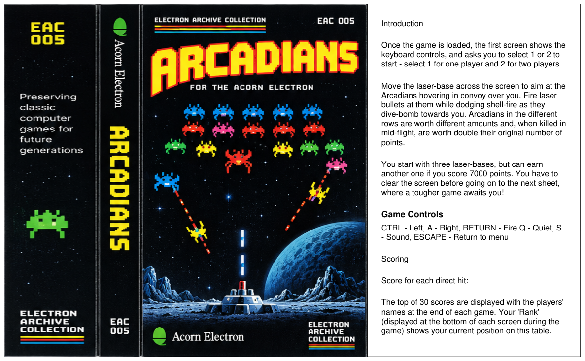 Arcadians J-card thumbnail
