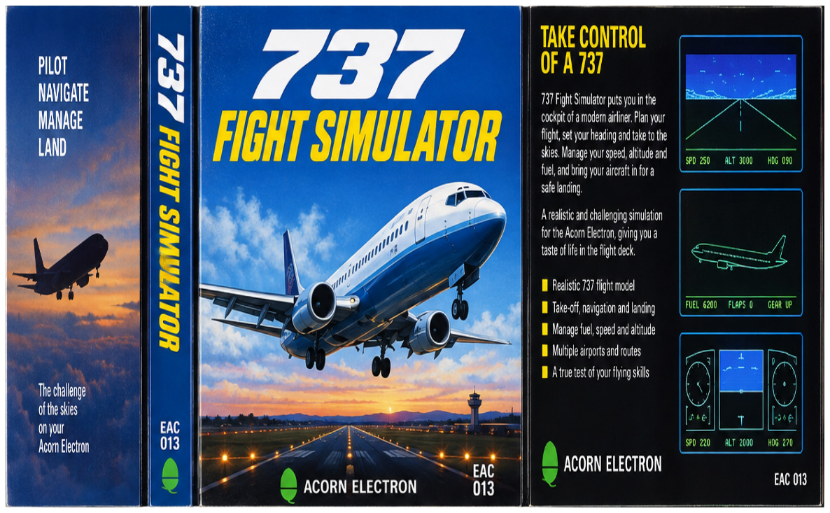 737 Flight Simulator J-card thumbnail