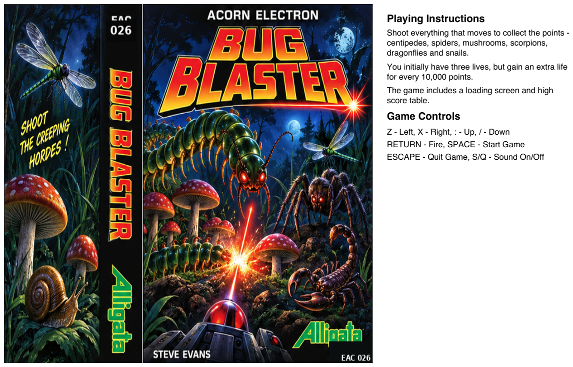 Bug Blaster J-card thumbnail